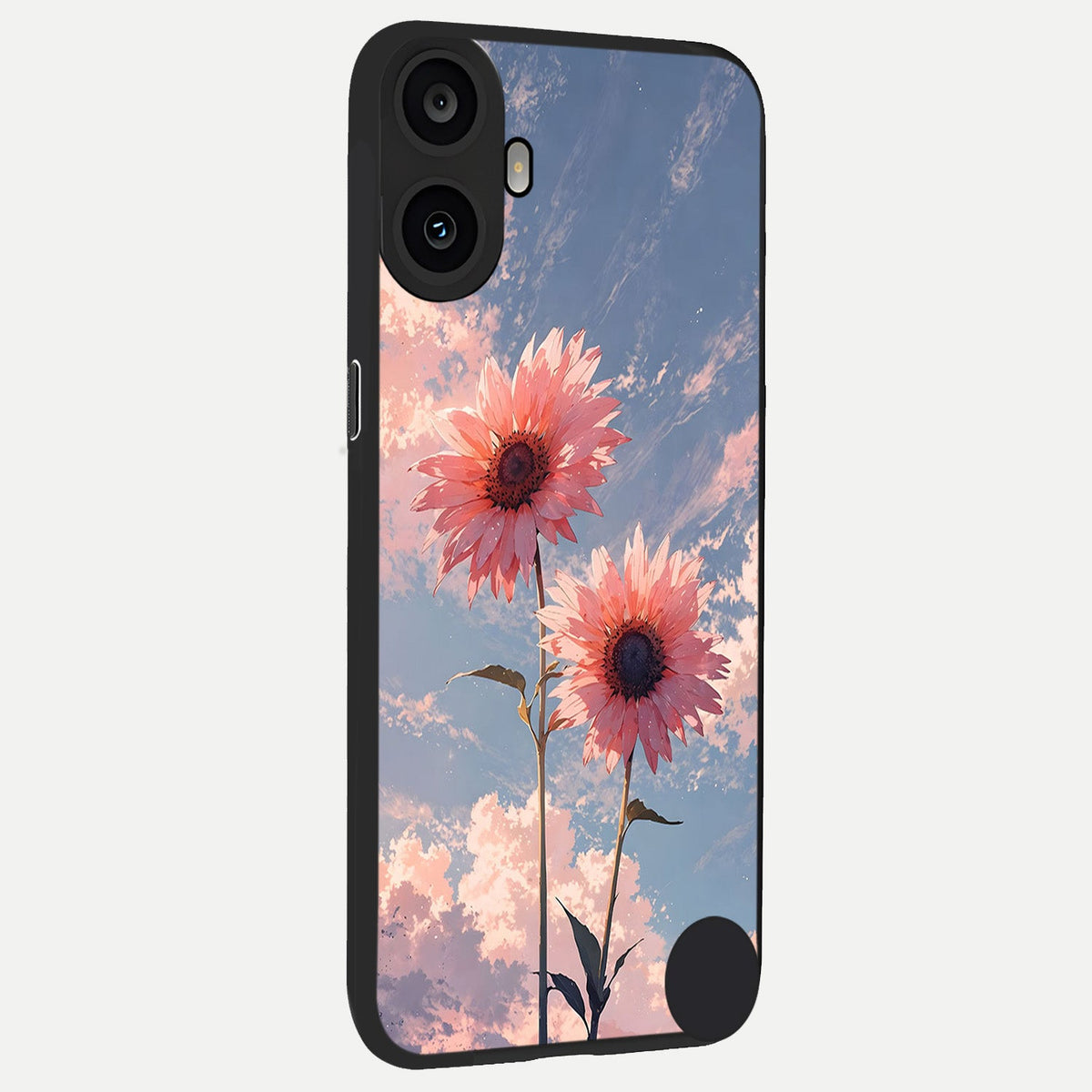  Sun Moon Balance back cover For CMF Phone 1 slim fit glass case with vibrant aesthetic design