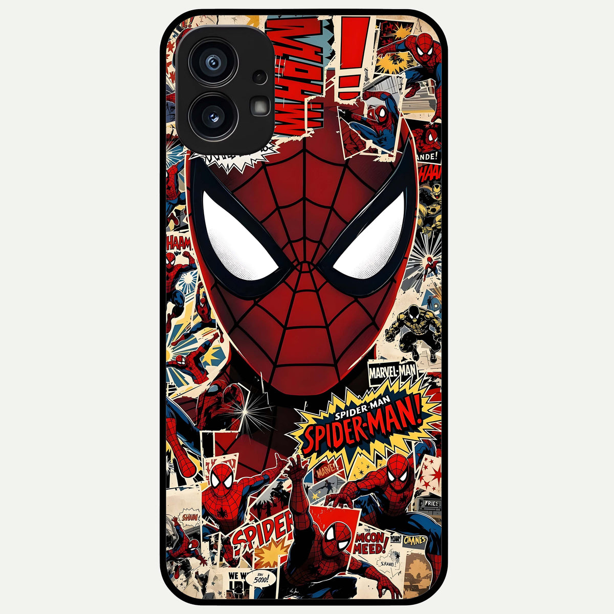  Aesthetic Wonder Spider Glass Case For Nothing Phone 1 back cover – full design glossy printed glass finish