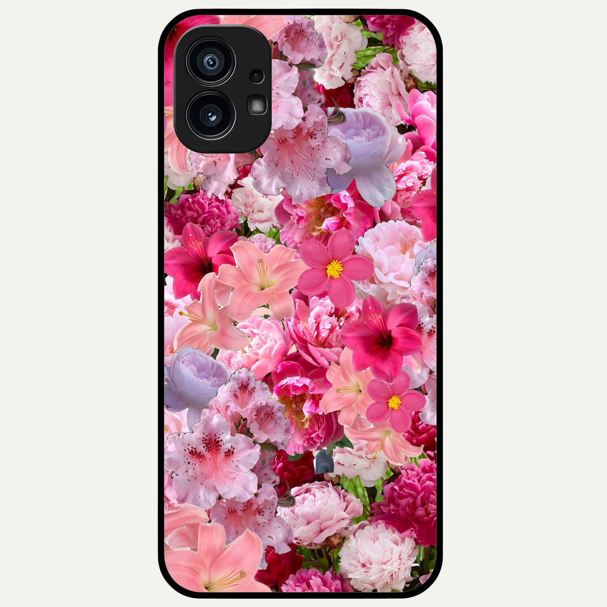  Bloom Crush Fantasy Glass Case For Nothing Phone 1 back cover – full design glossy printed glass finish