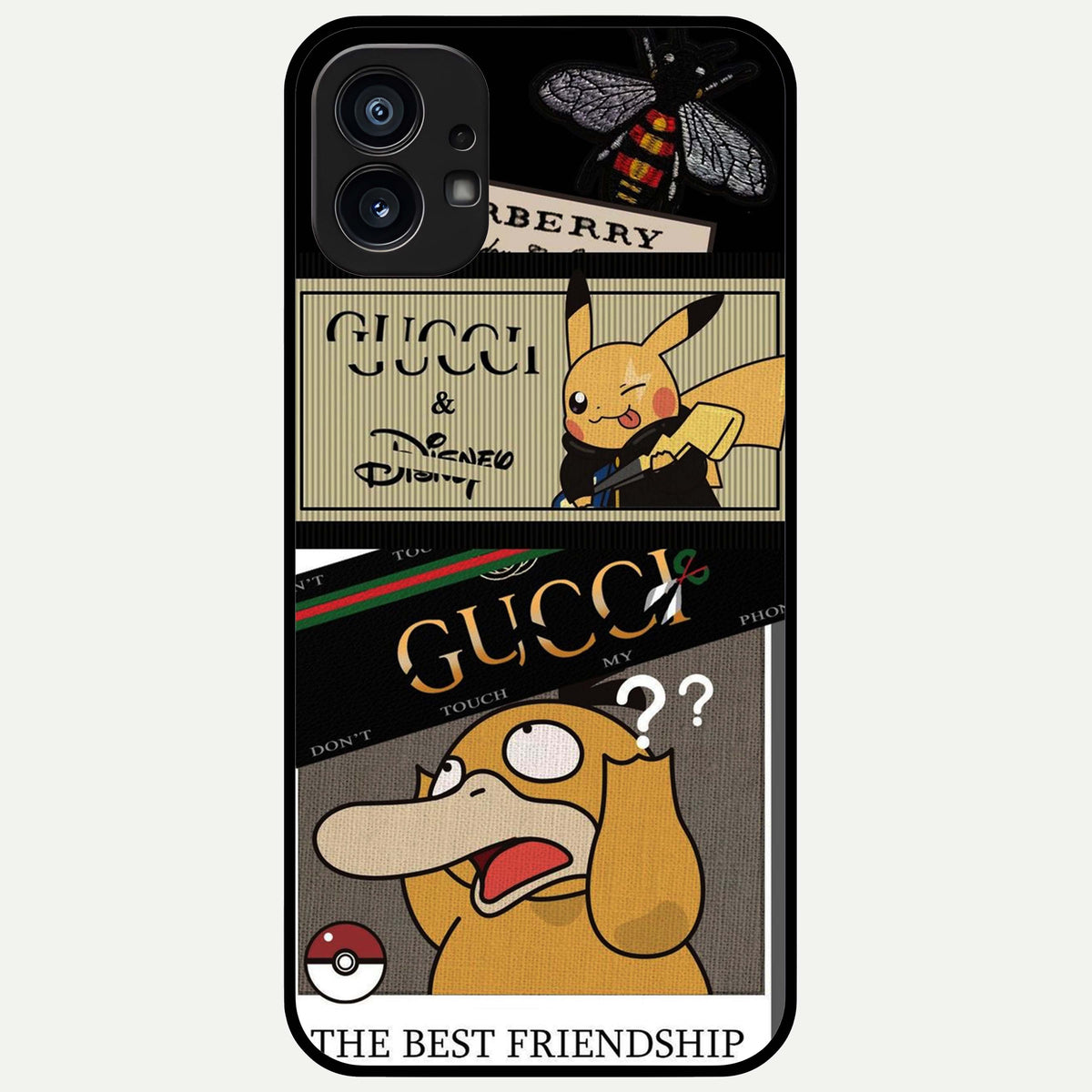  Cartoon Brand Play Mashup Glass Case For Nothing Phone 1 back cover – full design glossy printed glass finish