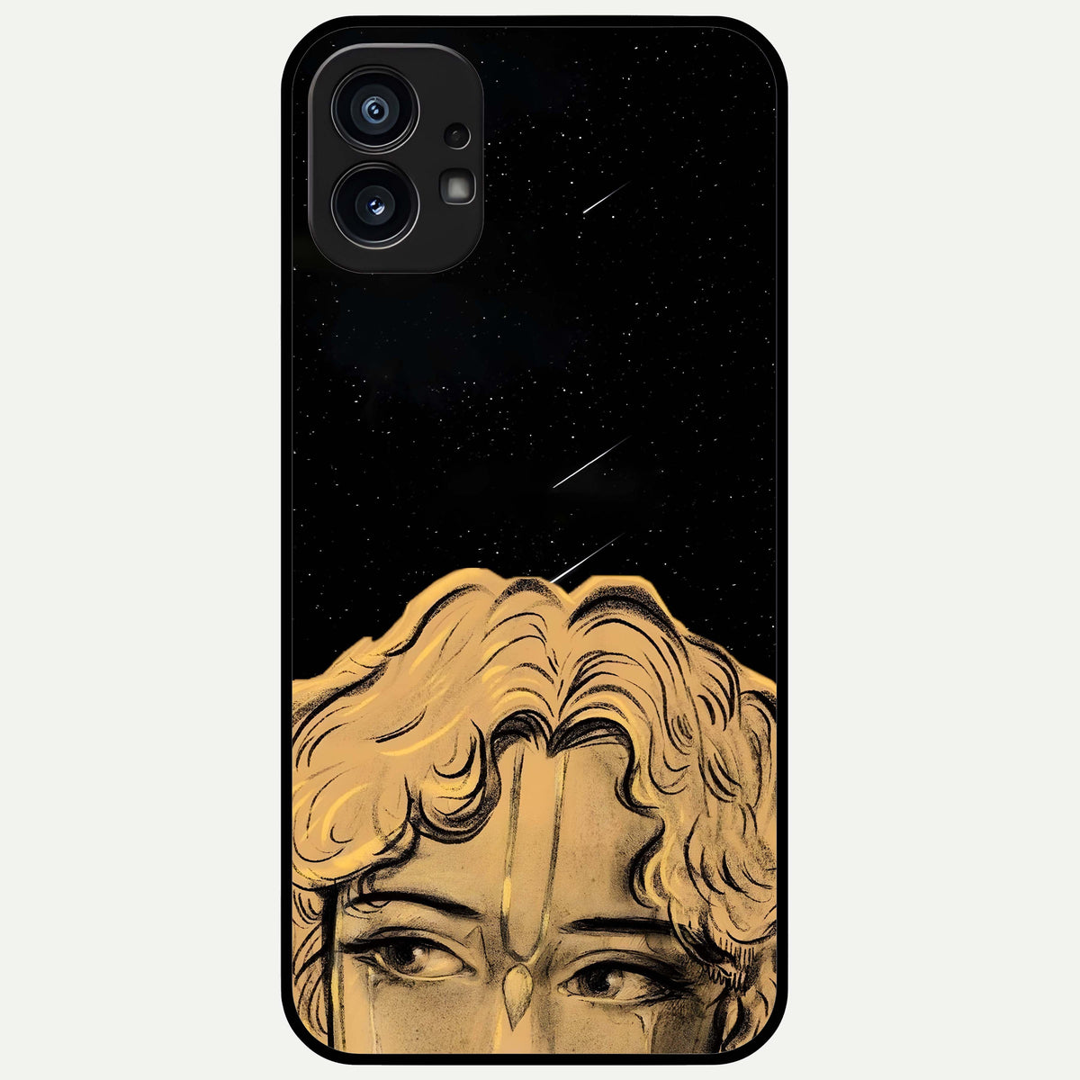  Celestial Gods Plan Glass Case For Nothing Phone 1 back cover – full design glossy printed glass finish
