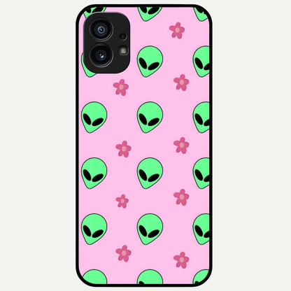  Cosmic Cute Crush Glass Case For Nothing Phone 1 back cover – full design glossy printed glass finish