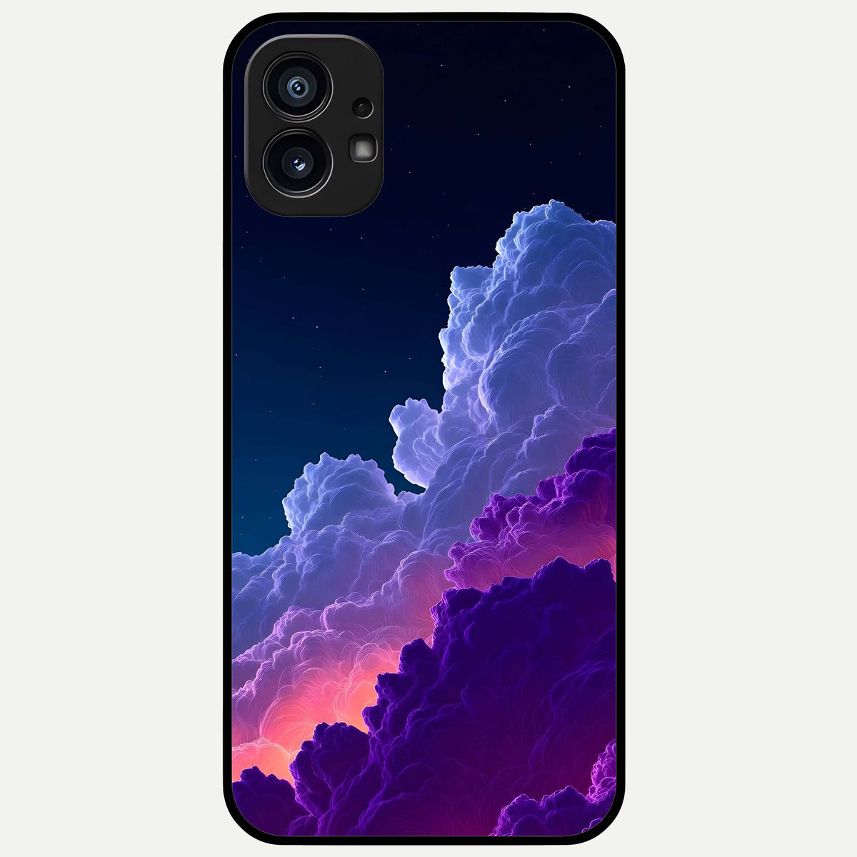  Dreamy Cloud Skies Glass Case For Nothing Phone 1 back cover – full design glossy printed glass finish