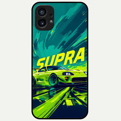  Electric Supra Thunder Glass Case For Nothing Phone 1 back cover – full design glossy printed glass finish
