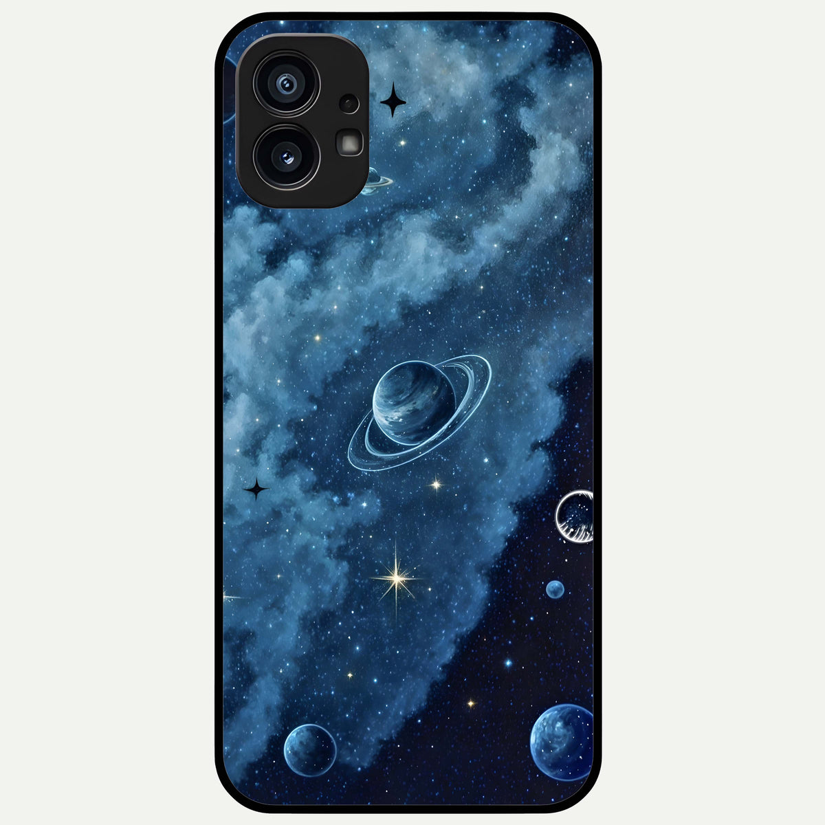  Galaxy Dream Space Glass Case For Nothing Phone 1 back cover – full design glossy printed glass finish