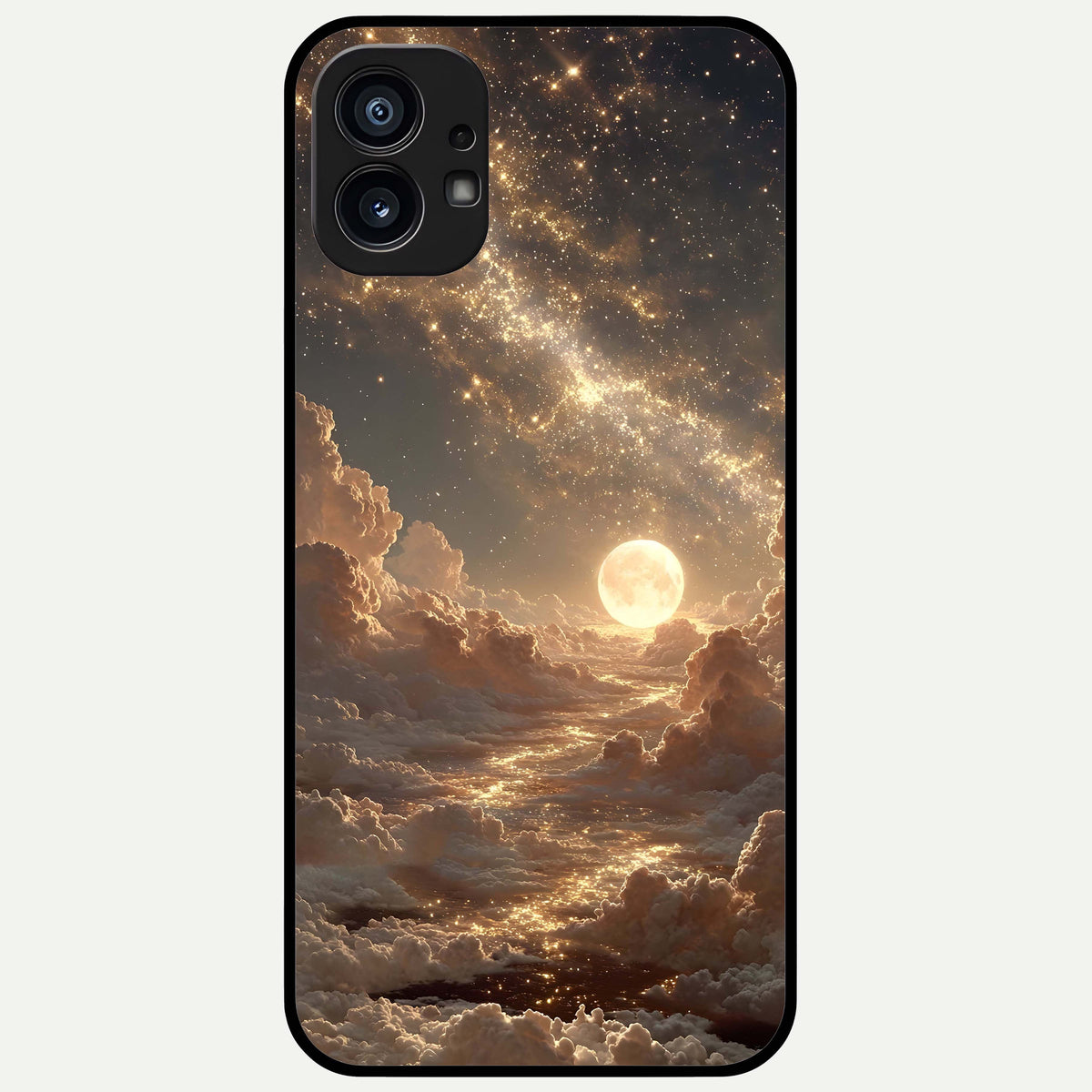  Golden Sky Dream Glass Case For Nothing Phone 1 back cover – full design glossy printed glass finish