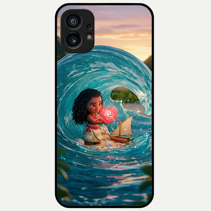  Heart of Ocean Glass Case For Nothing Phone 1 back cover – full design glossy printed glass finish