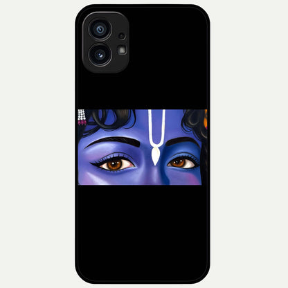  Krishna Eye Glass Case For Nothing Phone 1 back cover – full design glossy printed glass finish
