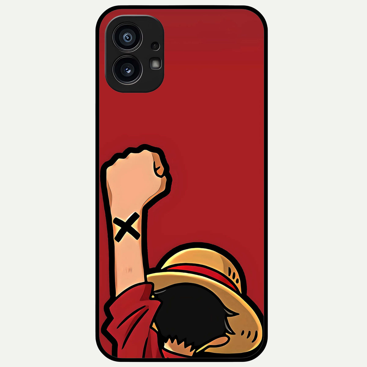  Luffy X Spirit Glass Case For Nothing Phone 1 back cover – full design glossy printed glass finish