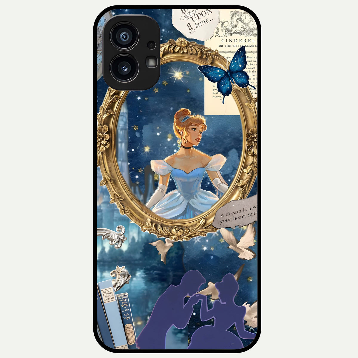  Midnight Queen Glass Case For Nothing Phone 1 back cover – full design glossy printed glass finish
