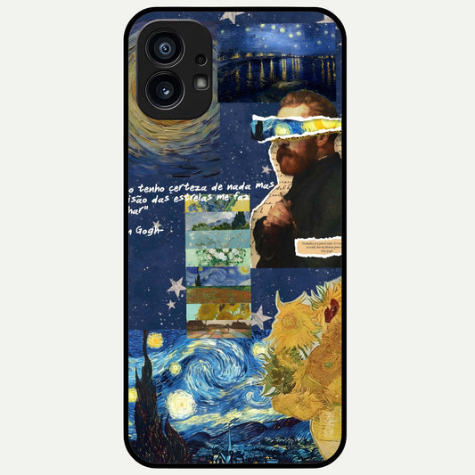  Starry Dream Vision Glass Case For Nothing Phone 1 back cover – full design glossy printed glass finish