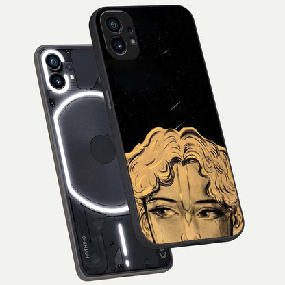  Celestial Gods Plan phone case For Nothing Phone 1 showing premium glass back cover with detailed artwork