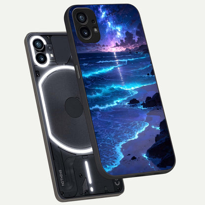  Classic Damn Look phone case For Nothing Phone 1 showing premium glass back cover with detailed artwork