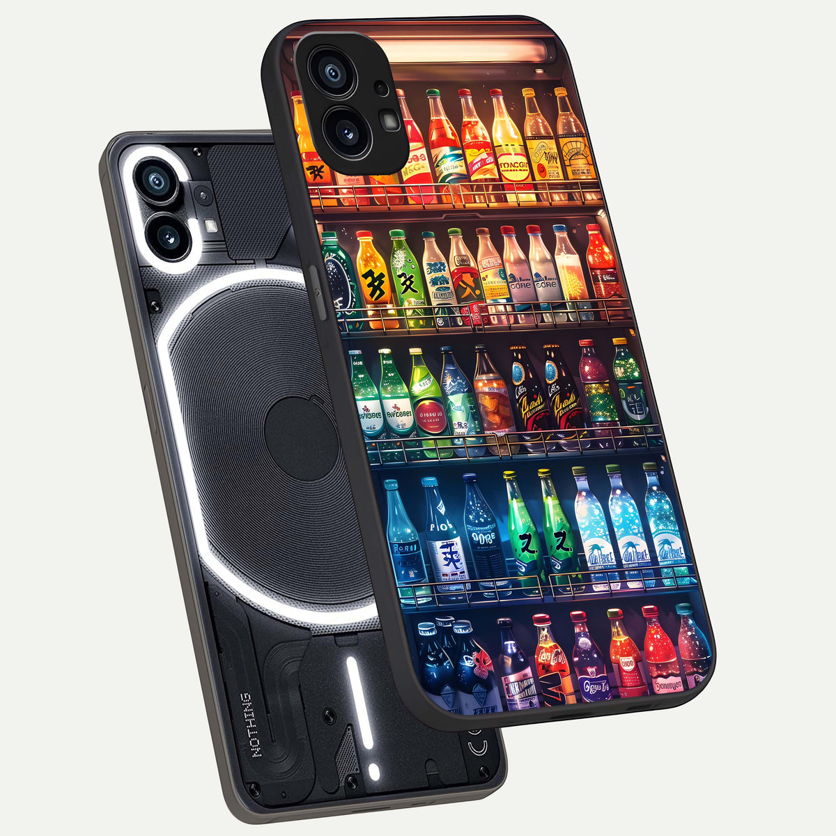  Colorfull Tree phone case For Nothing Phone 1 showing premium glass back cover with detailed artwork
