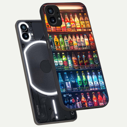  Colorfull Tree phone case For Nothing Phone 1 showing premium glass back cover with detailed artwork