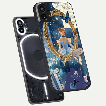  Midnight Queen phone case For Nothing Phone 1 showing premium glass back cover with detailed artwork