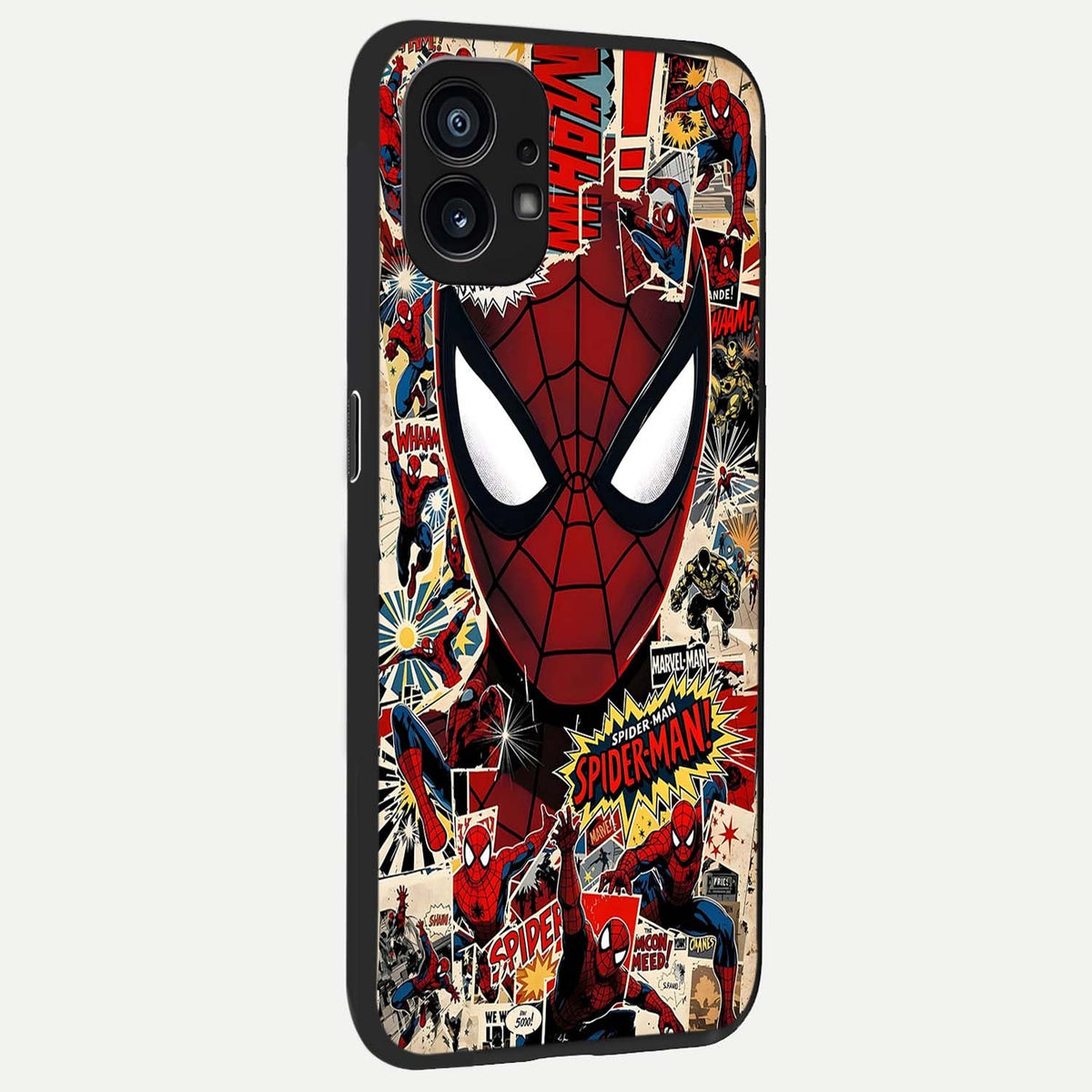  Aesthetic Wonder Spider back cover For Nothing Phone 1 slim fit glass case with vibrant aesthetic design