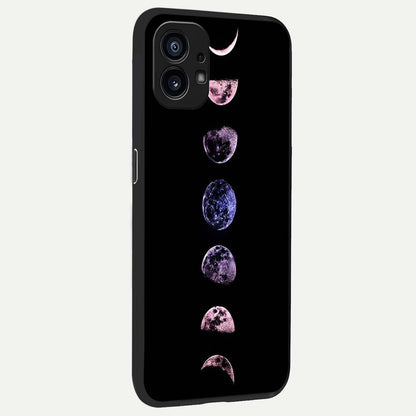  Crimson All Planets back cover For Nothing Phone 1 slim fit glass case with vibrant aesthetic design