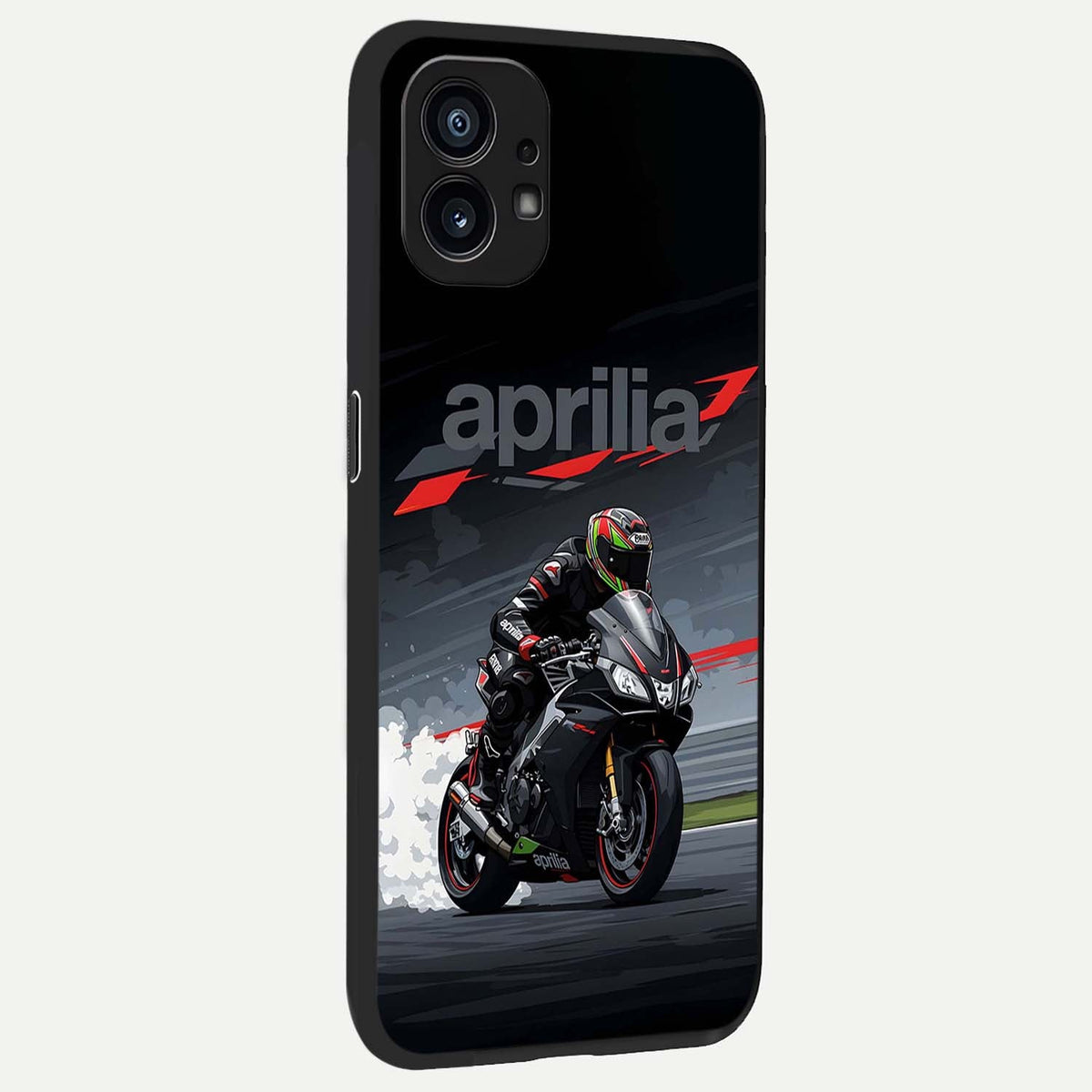  Dark Aprilla back cover For Nothing Phone 1 slim fit glass case with vibrant aesthetic design