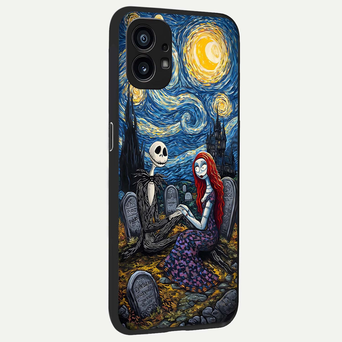  Eternal Night Love back cover For Nothing Phone 1 slim fit glass case with vibrant aesthetic design