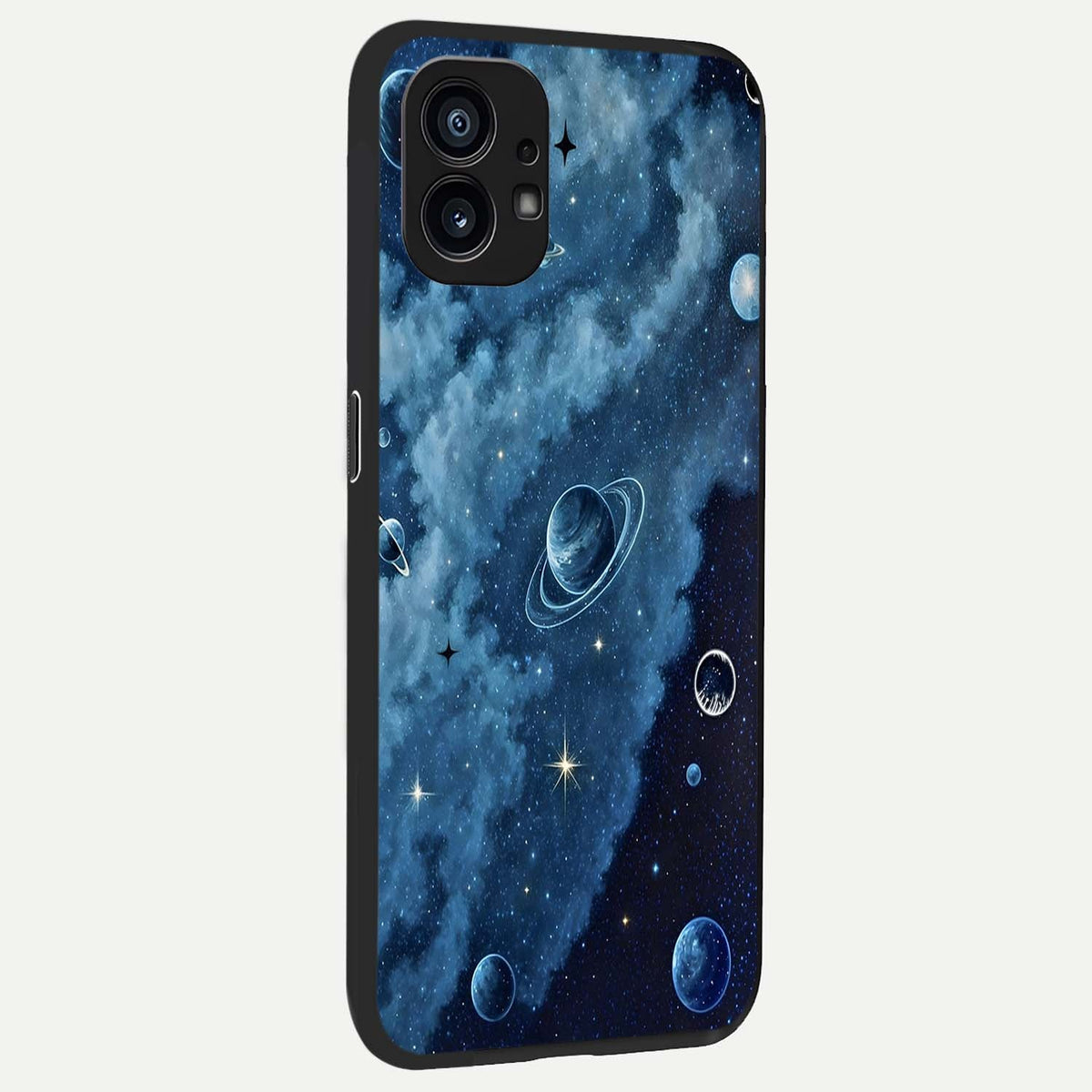  Galaxy Dream Space back cover For Nothing Phone 1 slim fit glass case with vibrant aesthetic design