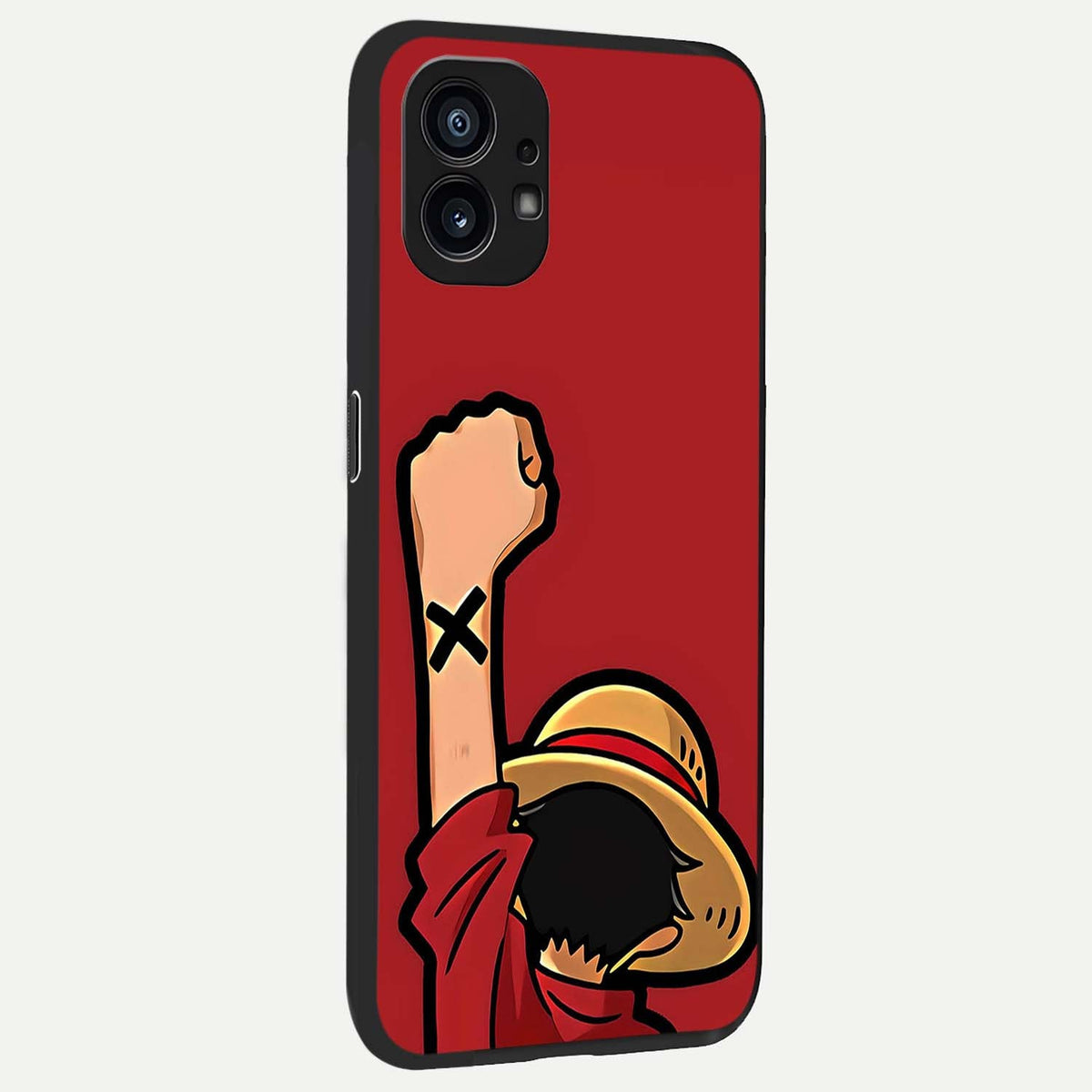  Luffy X Spirit back cover For Nothing Phone 1 slim fit glass case with vibrant aesthetic design
