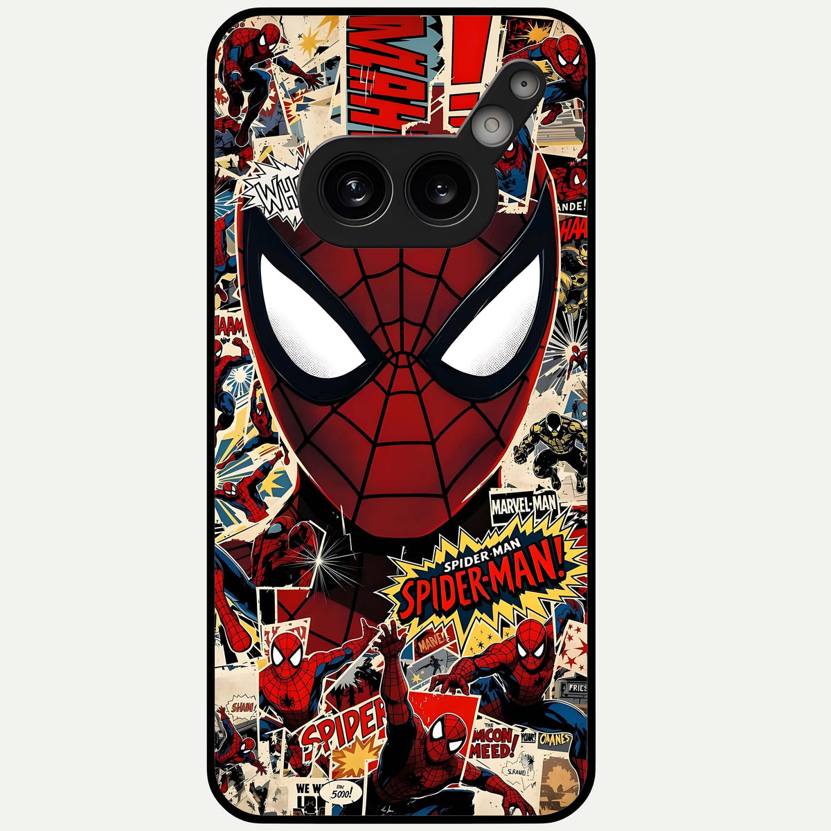  Aesthetic Wonder Spider Glass Case For Nothing Phone 2A Plus back cover – full design glossy printed glass finish