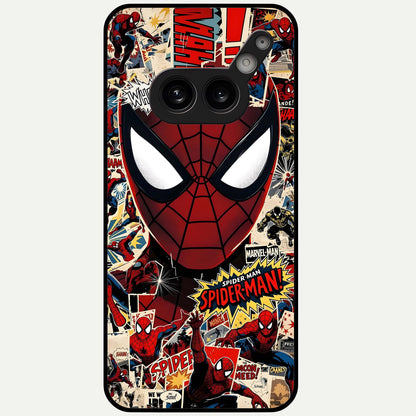  Aesthetic Wonder Spider Glass Case For Nothing Phone 2A Plus back cover – full design glossy printed glass finish