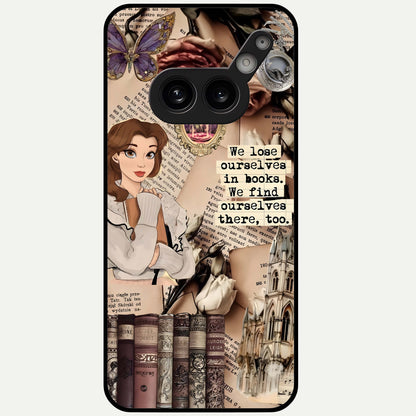  Bookish Dream World Glass Case For Nothing Phone 2A Plus back cover – full design glossy printed glass finish