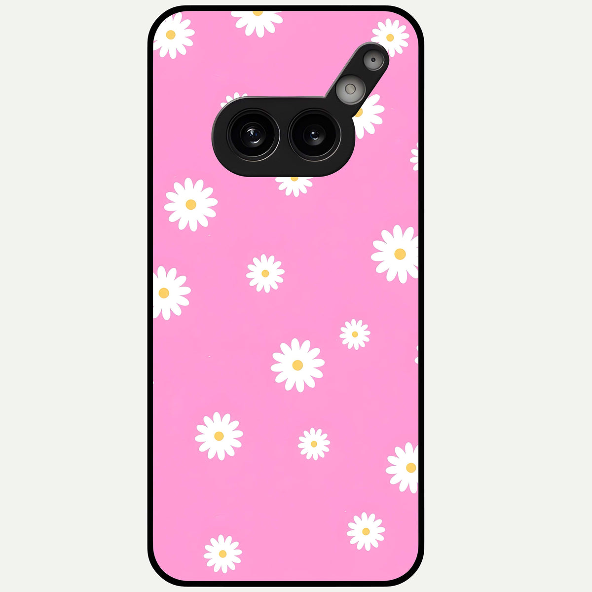  Bubblegum Daisy Pop Glass Case For Nothing Phone 2A Plus back cover – full design glossy printed glass finish