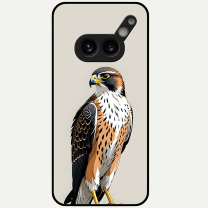  Clever Eagle Glass Case For Nothing Phone 2A Plus back cover – full design glossy printed glass finish