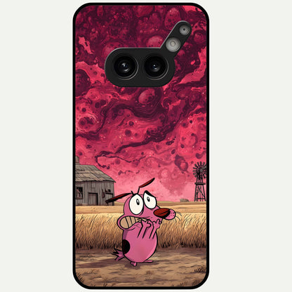  Courage Under Sky Glass Case For Nothing Phone 2A Plus back cover – full design glossy printed glass finish