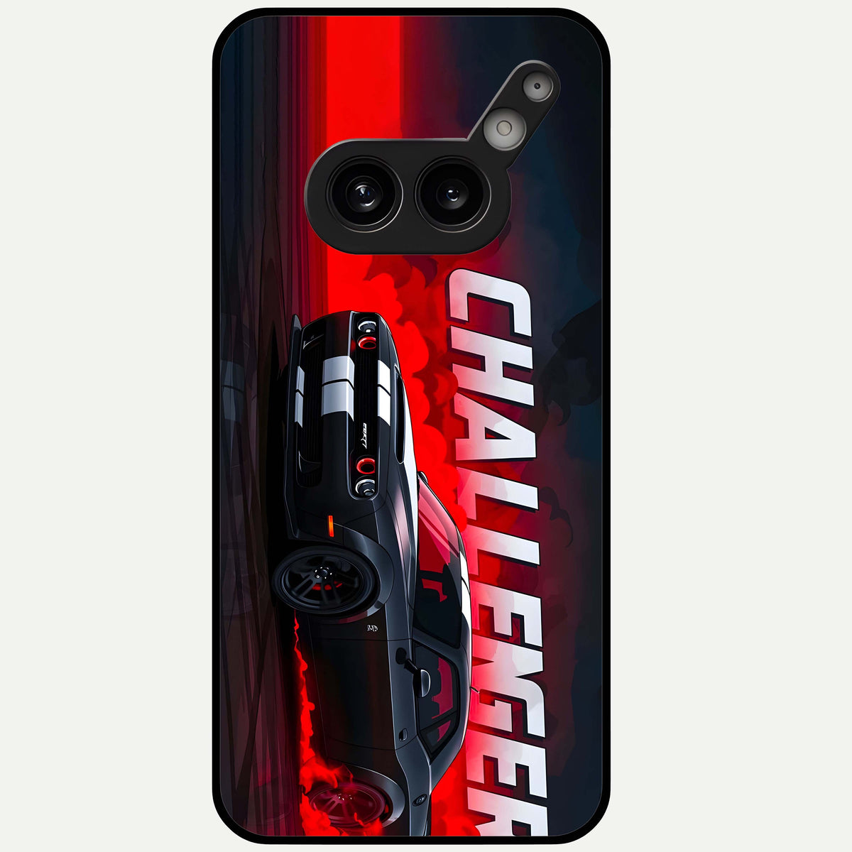  Crimson Challenger Fury Glass Case For Nothing Phone 2A Plus back cover – full design glossy printed glass finish