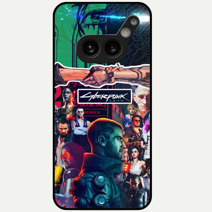  CYBERPUNK Legacy Glass Case For Nothing Phone 2A Plus back cover – full design glossy printed glass finish