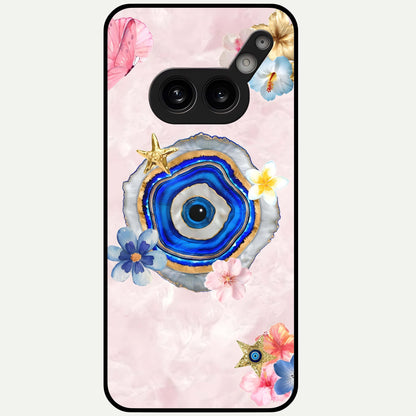  Divine Aura Bloom Glass Case For Nothing Phone 2A Plus back cover – full design glossy printed glass finish