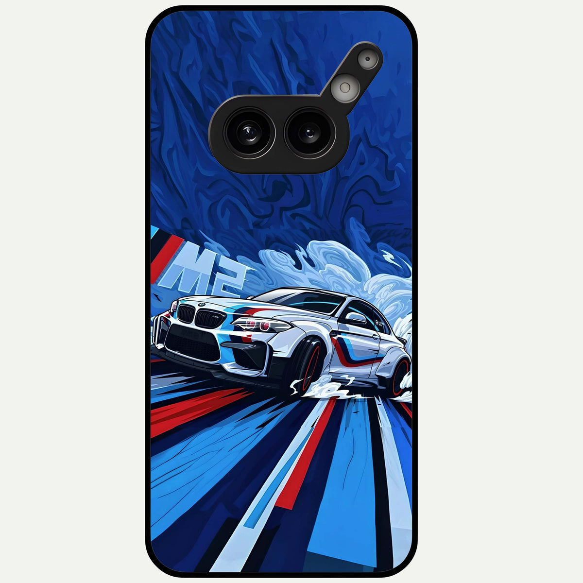  Drift Power Rush Glass Case For Nothing Phone 2A Plus back cover – full design glossy printed glass finish