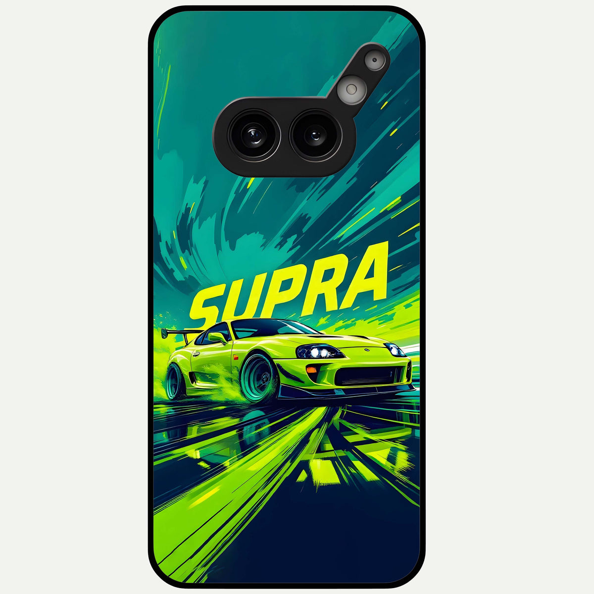  Electric Supra Thunder Glass Case For Nothing Phone 2A Plus back cover – full design glossy printed glass finish