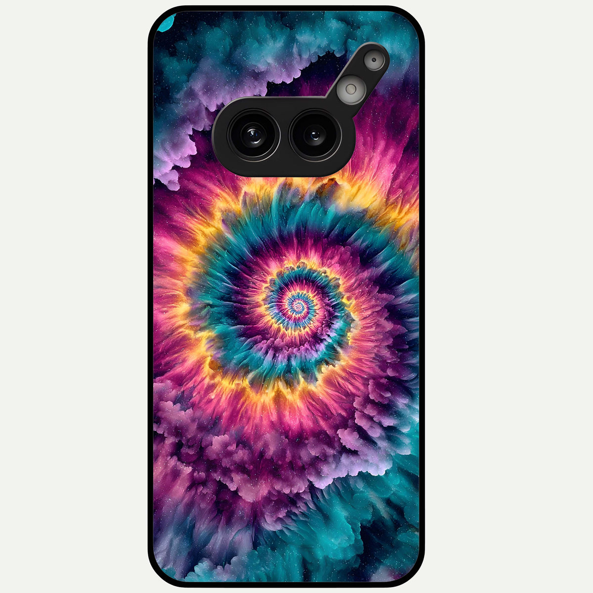  Galactic Spiral Burst Glass Case For Nothing Phone 2A Plus back cover – full design glossy printed glass finish