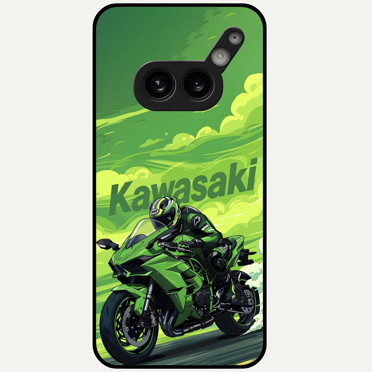  Greenery Sky Glass Case For Nothing Phone 2A Plus back cover – full design glossy printed glass finish