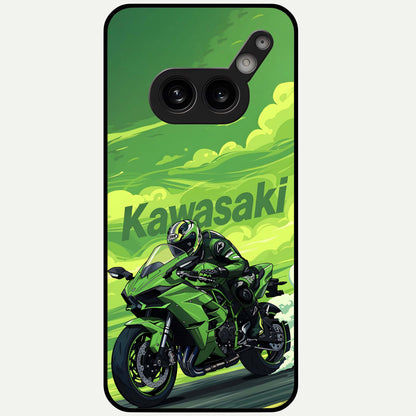  Greenery Sky Glass Case For Nothing Phone 2A Plus back cover – full design glossy printed glass finish