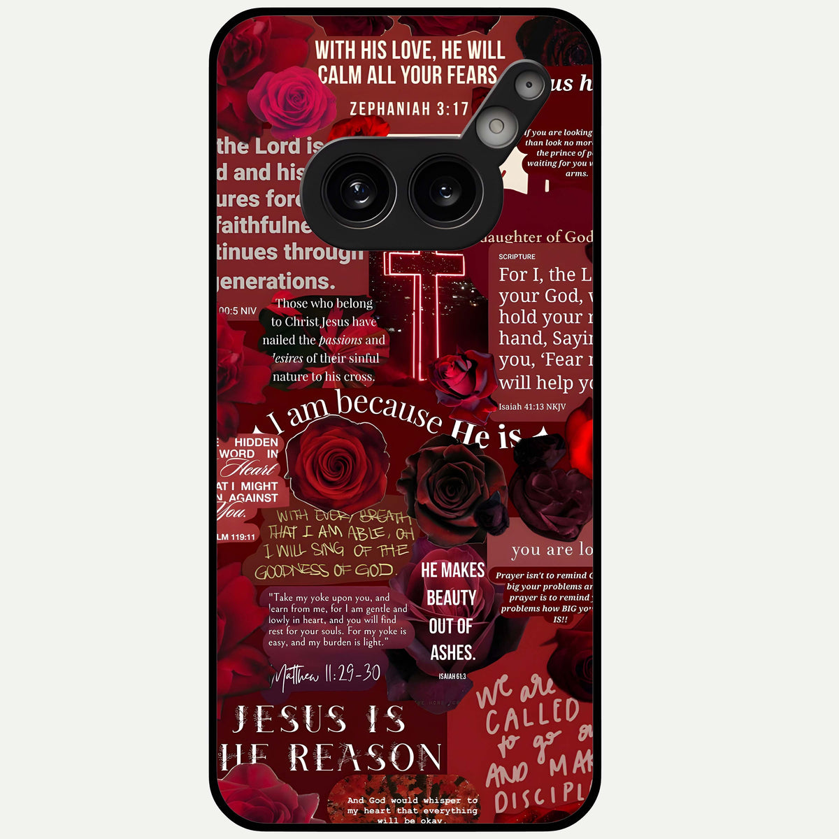  Jesus Love Heals Glass Case For Nothing Phone 2A Plus back cover – full design glossy printed glass finish