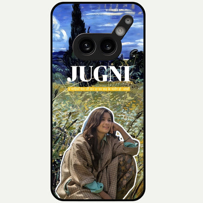  Jugni Soul Vibes Glass Case For Nothing Phone 2A Plus back cover – full design glossy printed glass finish