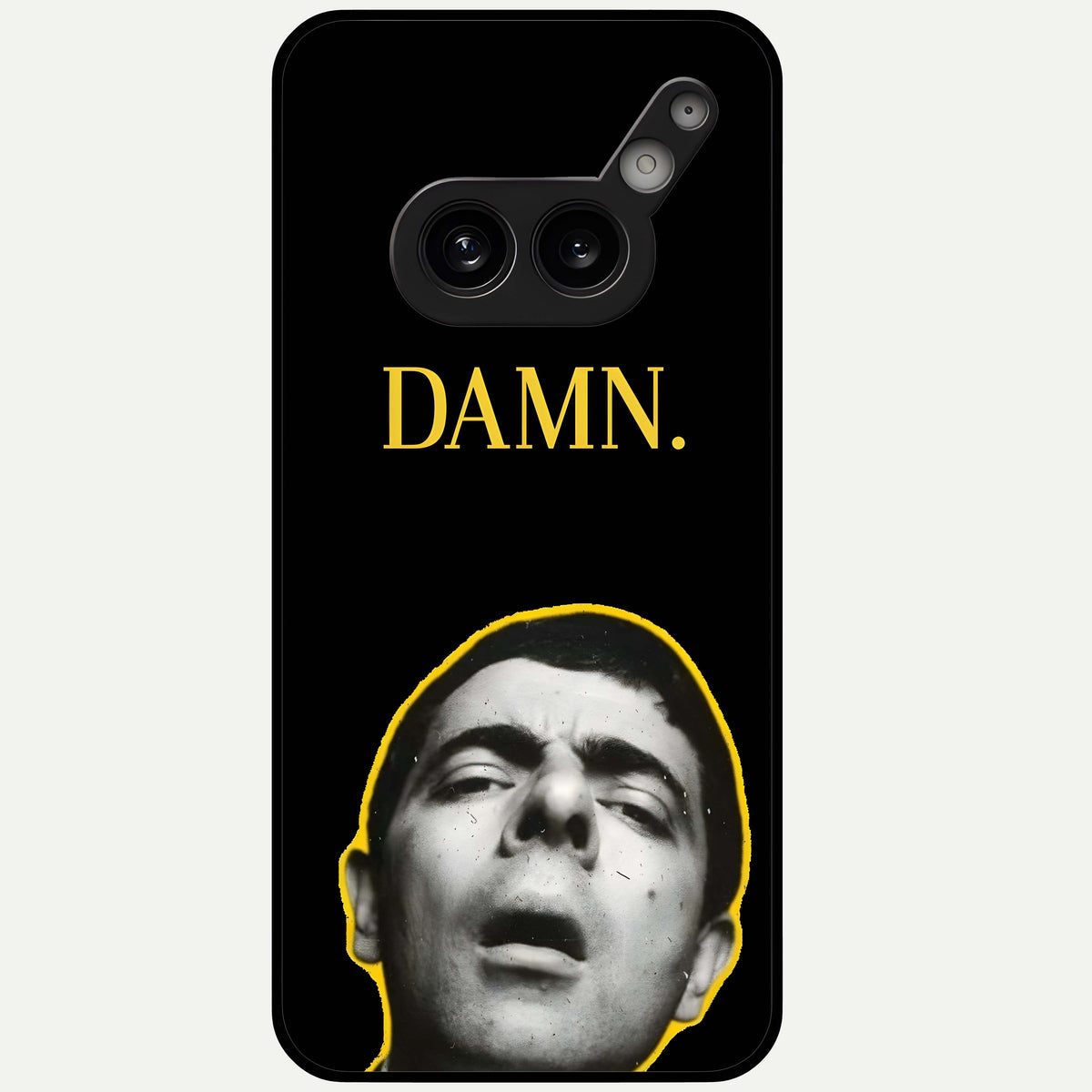 Mr Bean Damn Glass Case For Nothing Phone 2A Plus back cover – full design glossy printed glass finish