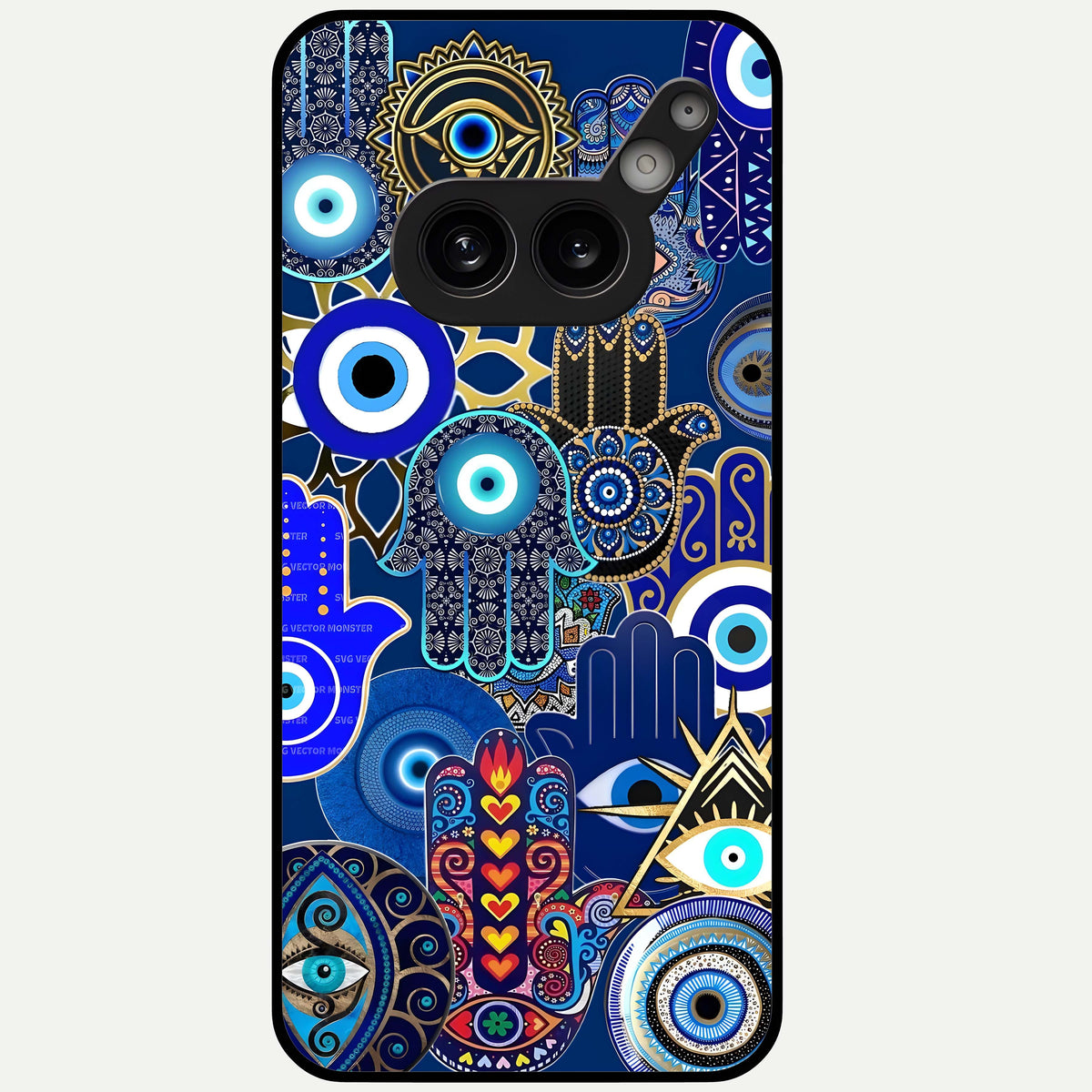  Mystic Palm Guard Glass Case For Nothing Phone 2A Plus back cover – full design glossy printed glass finish