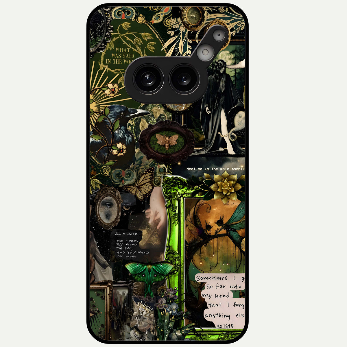  Mystic Woods Secret Glass Case For Nothing Phone 2A Plus back cover – full design glossy printed glass finish