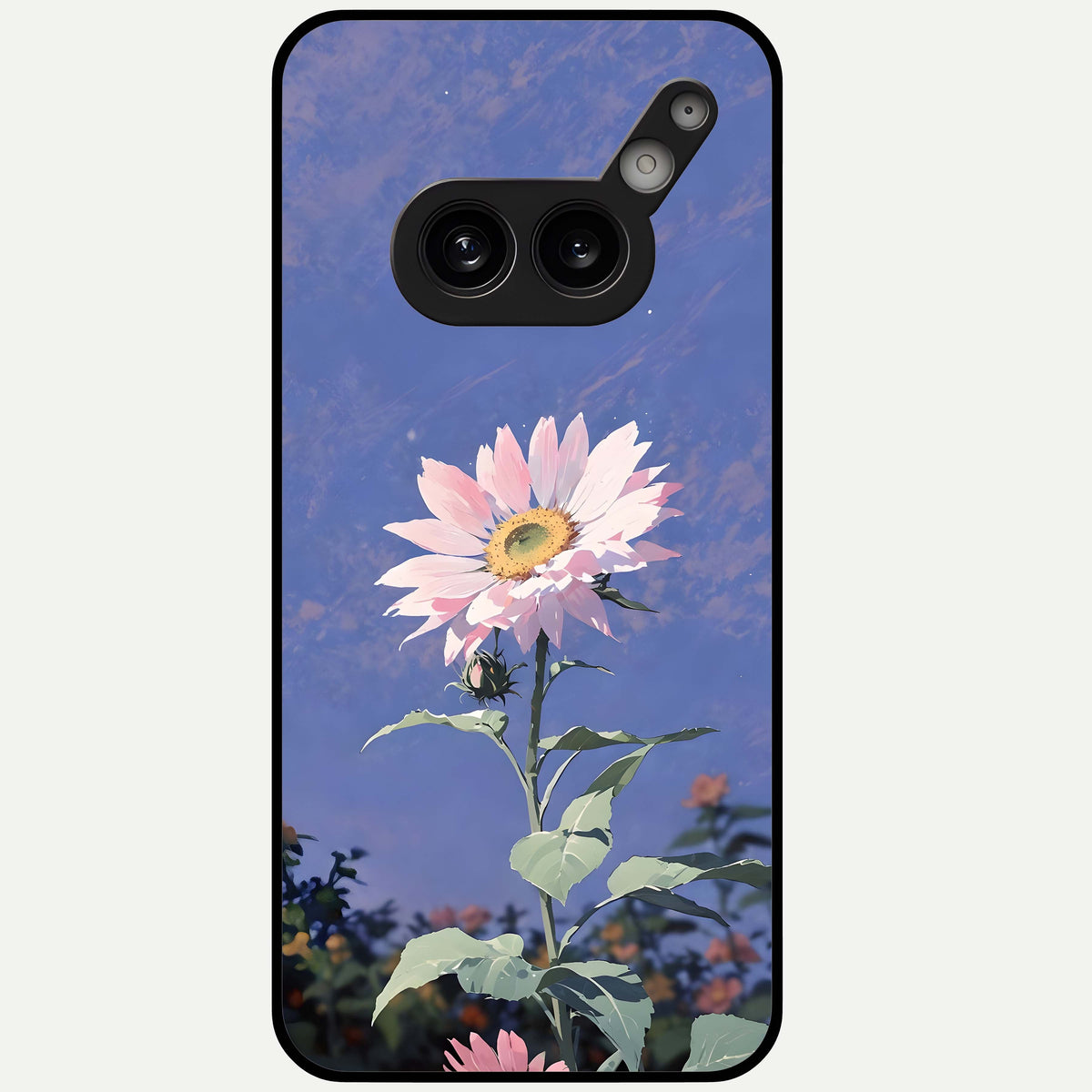  Pink Shells Outline Glass Case For Nothing Phone 2A Plus back cover – full design glossy printed glass finish
