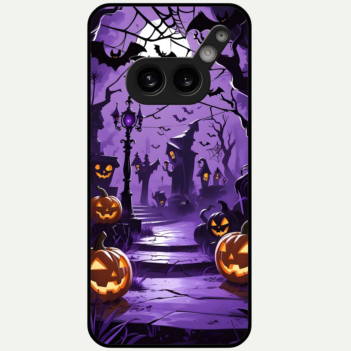  Pumpkin Patch Halloween Glass Case For Nothing Phone 2A Plus back cover – full design glossy printed glass finish