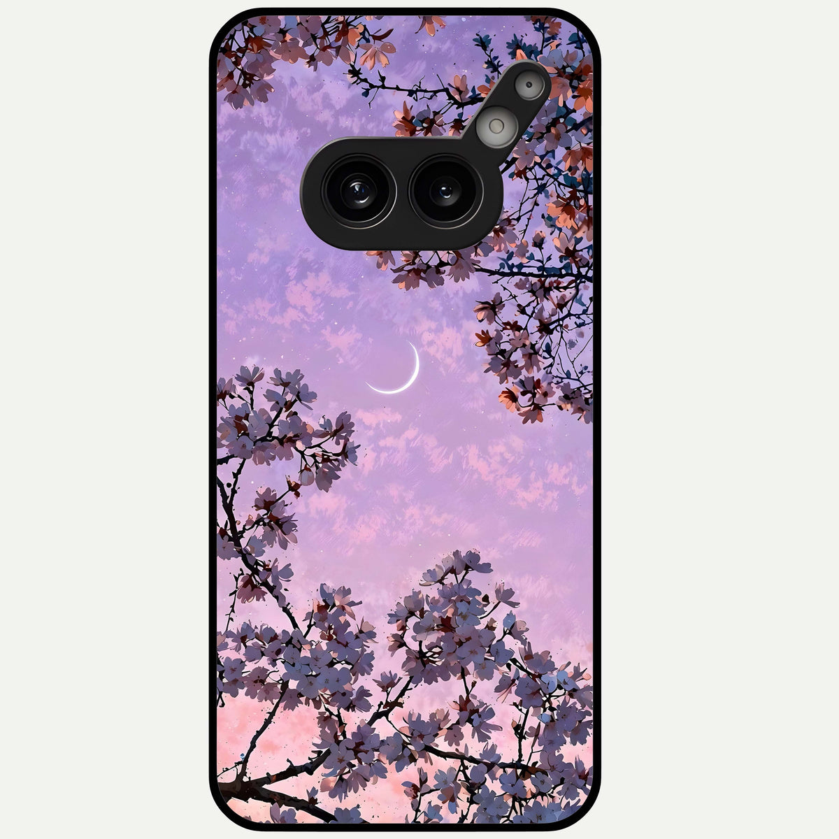  Purple Serenity Moon Glass Case For Nothing Phone 2A Plus back cover – full design glossy printed glass finish
