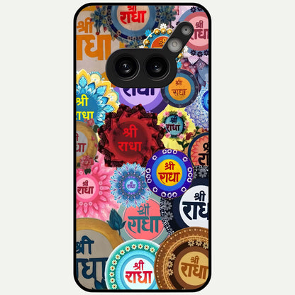  Radha Divine Bloom Glass Case For Nothing Phone 2A Plus back cover – full design glossy printed glass finish