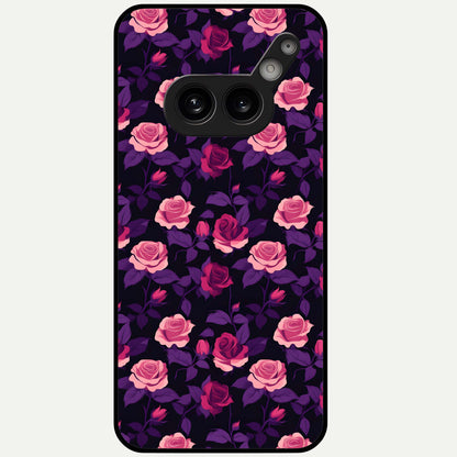  Rose Garden Twilight Glass Case For Nothing Phone 2A Plus back cover – full design glossy printed glass finish
